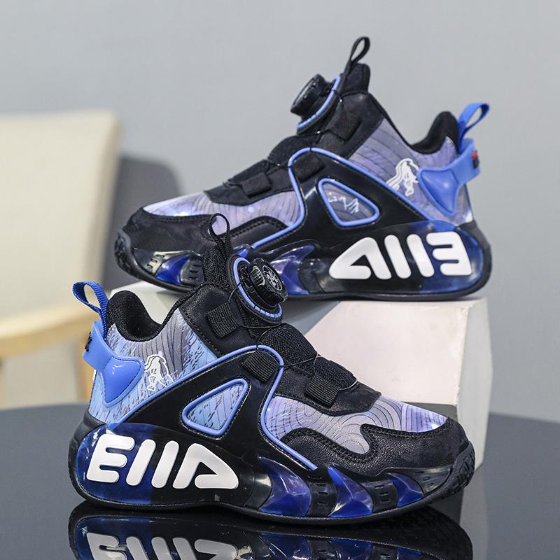 Classmate Boys Basketball Shoes Spring and Autumn New Non-slip Running Shoes Girls Actual Combat Wear-resistant Children's Soft-soled Sports Shoes