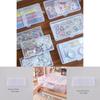Mini Transparent Storage Box Students Plastic Desktop Labeling Organization