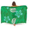 Polynesischer Damen-Sarong Hawaiianisches Strandparty-Schal Winddicht Sonnenschutz Einteiler Samoa Blumendruck