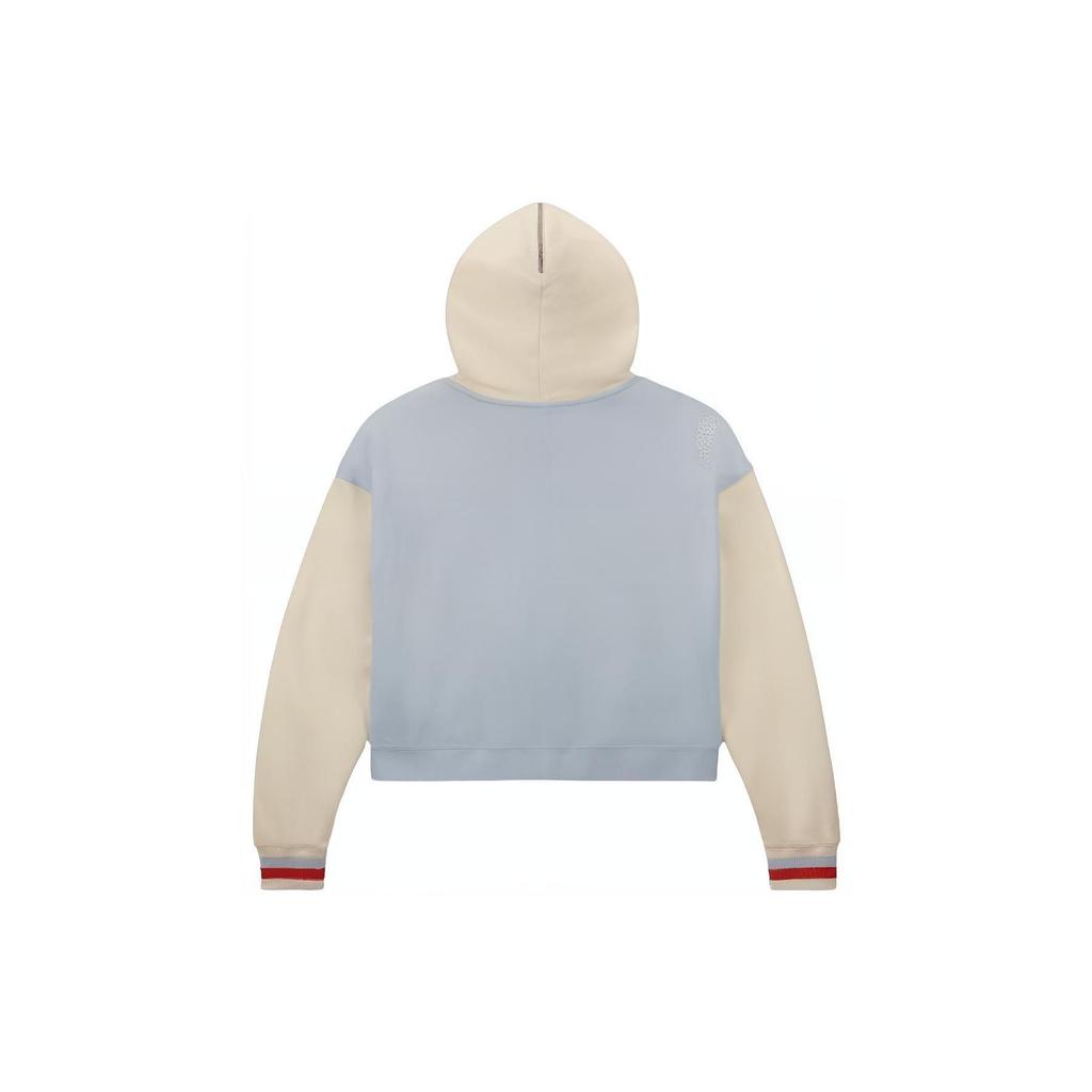 Jordan X Maison Chateau Rouge Collaboration Patchwork Split Hoodie Women Hoodie Blue DJ9763-447