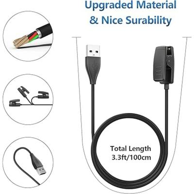 Für Garmin Forerunner 735XT 235 35 64 230 630 645/645 Music, Approach S20/G10 Smartwatch Ersatzladegerät Ladeclip Kabel