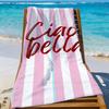 C-Ciao Bella Striped Towel Soft Pool Gift For Travel Gym Shower Camping Quick Dry Sports Beach Towels