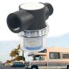 Campers Water Pipeline Threaded Filter With Corrosion Resistant Stainless Mesh Quick Connect 1/2" Strainer