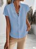 Camicetta da Donna Kai Kuo Casual con Volant a Manica Corta - Collezione Primavera/Estate 2025