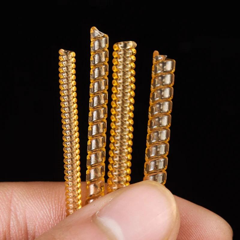 1/4pcs Ring Size Reducer Tools Spiral Spring Based Rings Adjust Invisible Transparent Tightener Resizing Tool Jewelry Guard