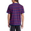 adidas Americana Round Neck American Striped Color Block Casual Short Sleeve T-Shirt Unisex T-Shirts Blue IR5829