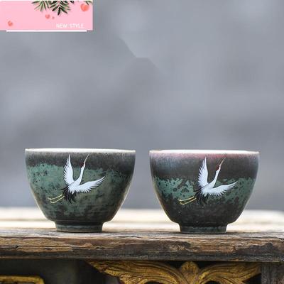 100ml Zen Flay Kran Keramik Teetasse Antik Ofenwechsel Schöne Teetasse Duftende Tasse Haushalt Tee Service Zubehör Handwerk