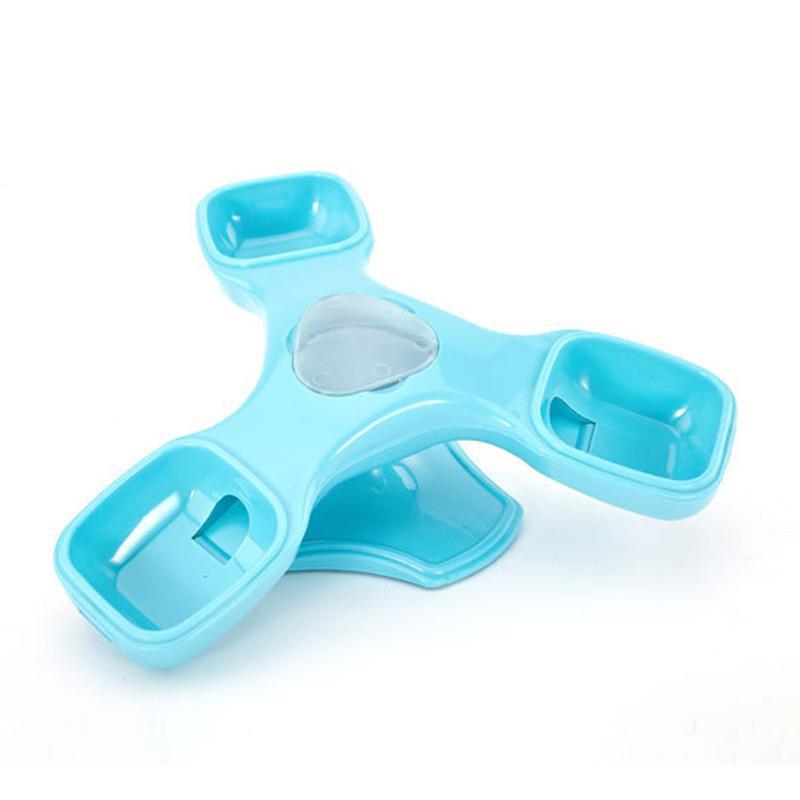 

Вращающаяся ветряная мельница головоломка для кошек и собак: Развлечения для котят и щенков спокойная цветовая/синий