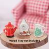 1:12 Miniature Furniture Wood Cabinet Stool Sofa Chair Toys Dollhouse Oil Painting Doll House Curtains Furniture Toys