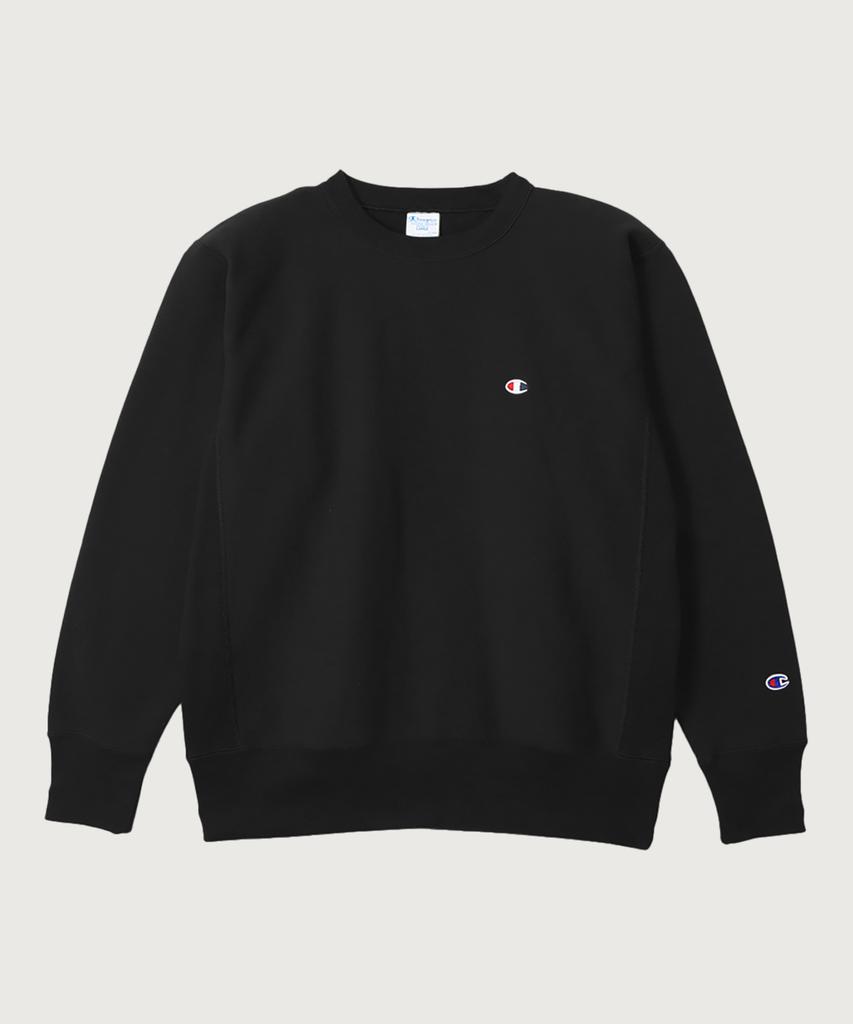 CHAMPION Reverse Weave Blu-Tack C Logo Loose Fit Brushed Sweatshirt Black