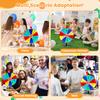 Prize Wheel DIY Interactive Spin Wheel with Board Eraser and Pen Erasable Tabletop Roulette Spinner for Home Show Carnival Party