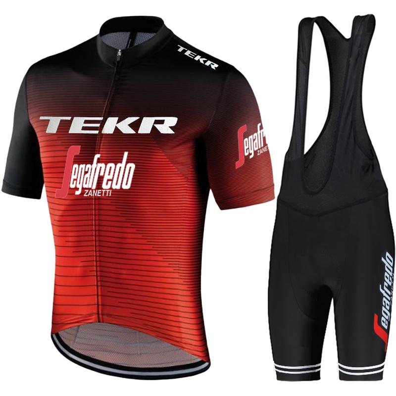 

Cycling Uniform Men s Clothing Mtb Jersey Tricuta Man Bib Outfit Set Bike Sports Summer Shorts Male Bicycle Clothes Jerseys Road Asian size - M