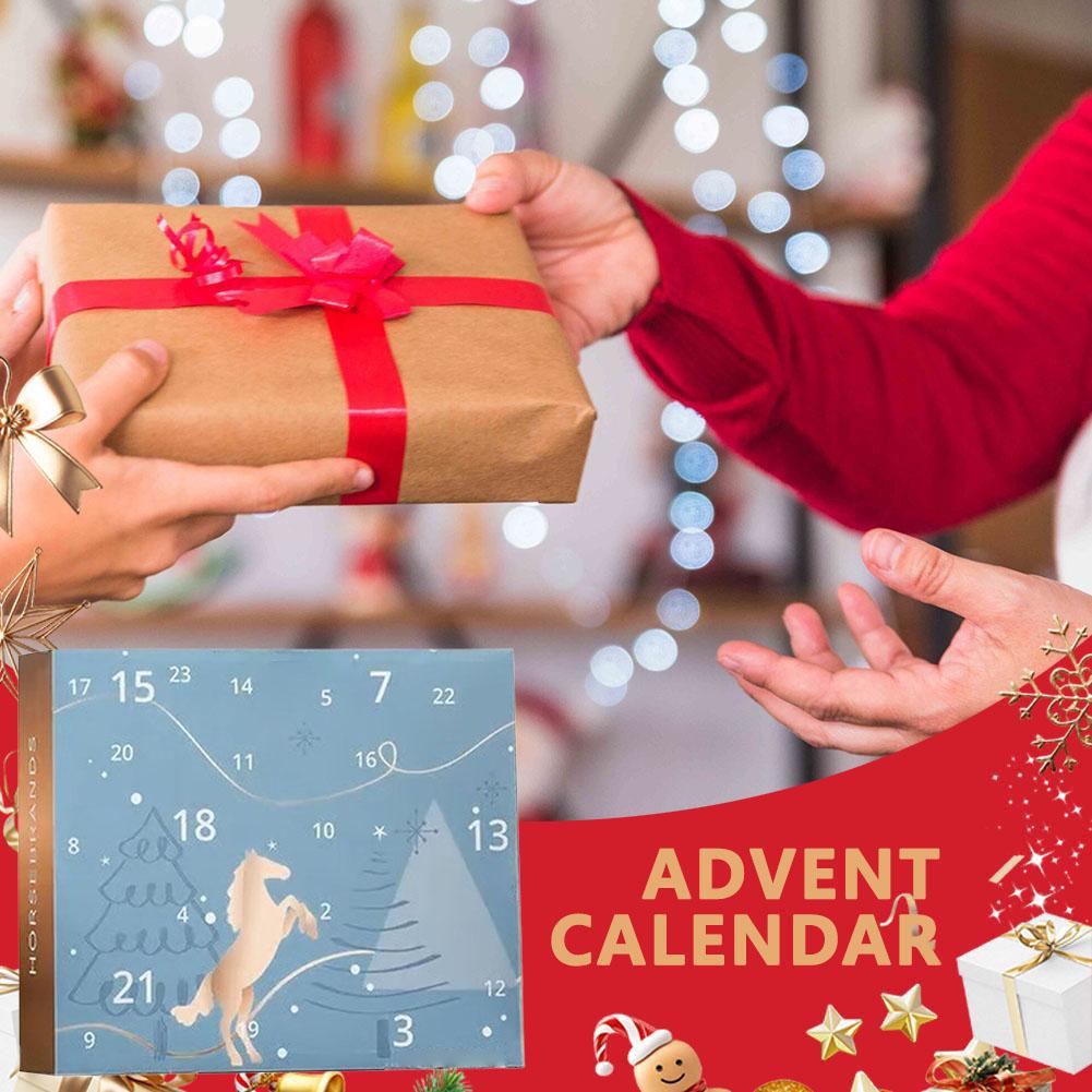 HORSEBRANDS Adventní kalendář 2025 24 dní odpočítávání Překvapení Dárky (7*Vybavení, 9*Péče, 5*Móda, 3*Životní styl) Pro lásku ke koním