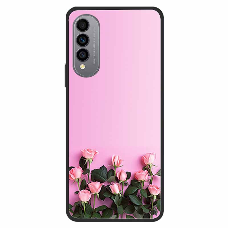 For WIKO T50 Case T 50 Soft silicone TPU Back Cover For Wiko T50 W-P861-01 W-P861-02 Phone Case WikoT50 Black Protective Painted