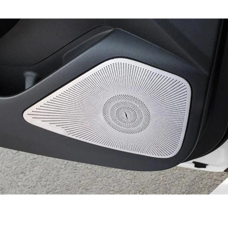 3d Sticker Car Stickers Interior Door Audio Speaker Panel Stereo Trim Parts Frame For Toyota Levin