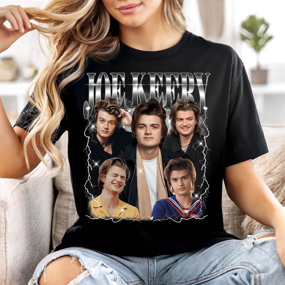 Strange Stories Joe Keery Tshirt 2026Summer Unisexs Womens Luxury Fashion Casual Unisex Tshirt Cotton Oversized Tshirt Street Y2K S