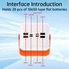 18*18611 Power Bank Cases Battery Holder 11.1W Dual USB DIY Shell Fast Charger 18611 Battery Case Solar Storage Boxes