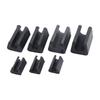Durable 10pcs Furniture Feet Anti-Front Tubing Caps Floor Protector Chair Leg Pad Damper Tube Rear Pad Stool Pipe Clamp