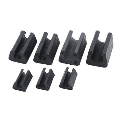 Durable 10pcs Furniture Feet Anti-Front Tubing Caps Floor Protector Chair Leg Pad Damper Tube Rear Pad Stool Pipe Clamp