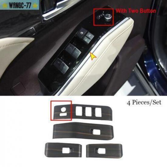 For Toyota Highlander -22 Wood Grain Window Lift Switch Panel Cover Trim New