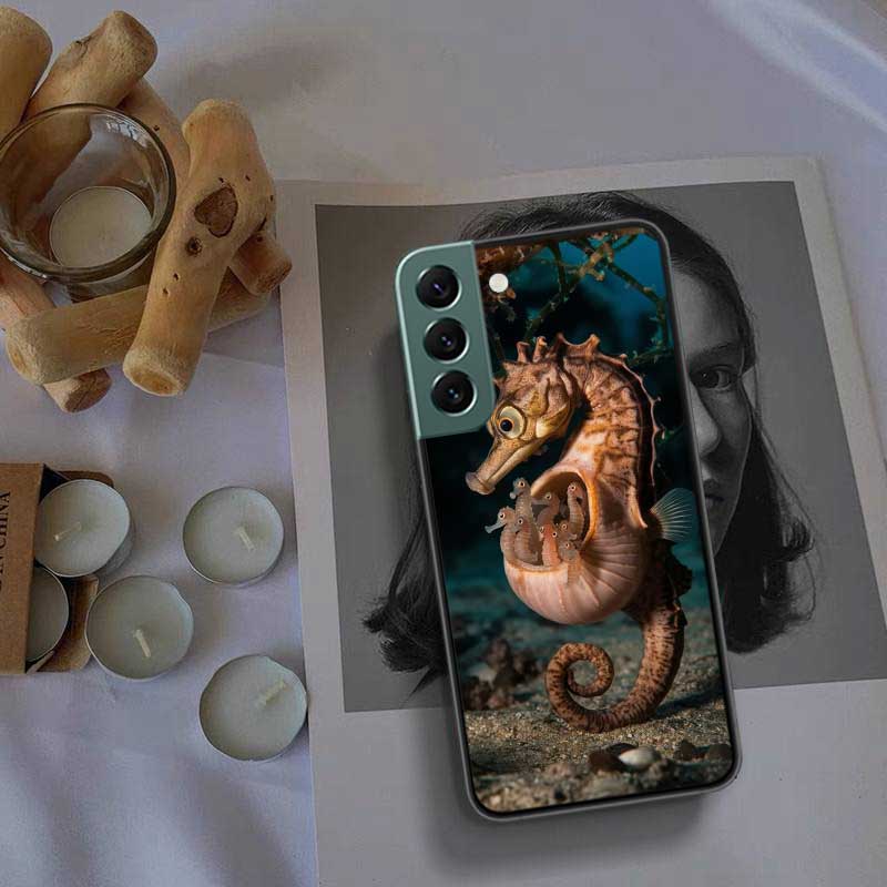 Seahorse Underwater Fantasy Phone Case Samsung A14 A24 A34 A54 A03S A04S A13 A23 A33 A53 A73 A70 A50S A30 A40 A71 A51 A41 A31 A2