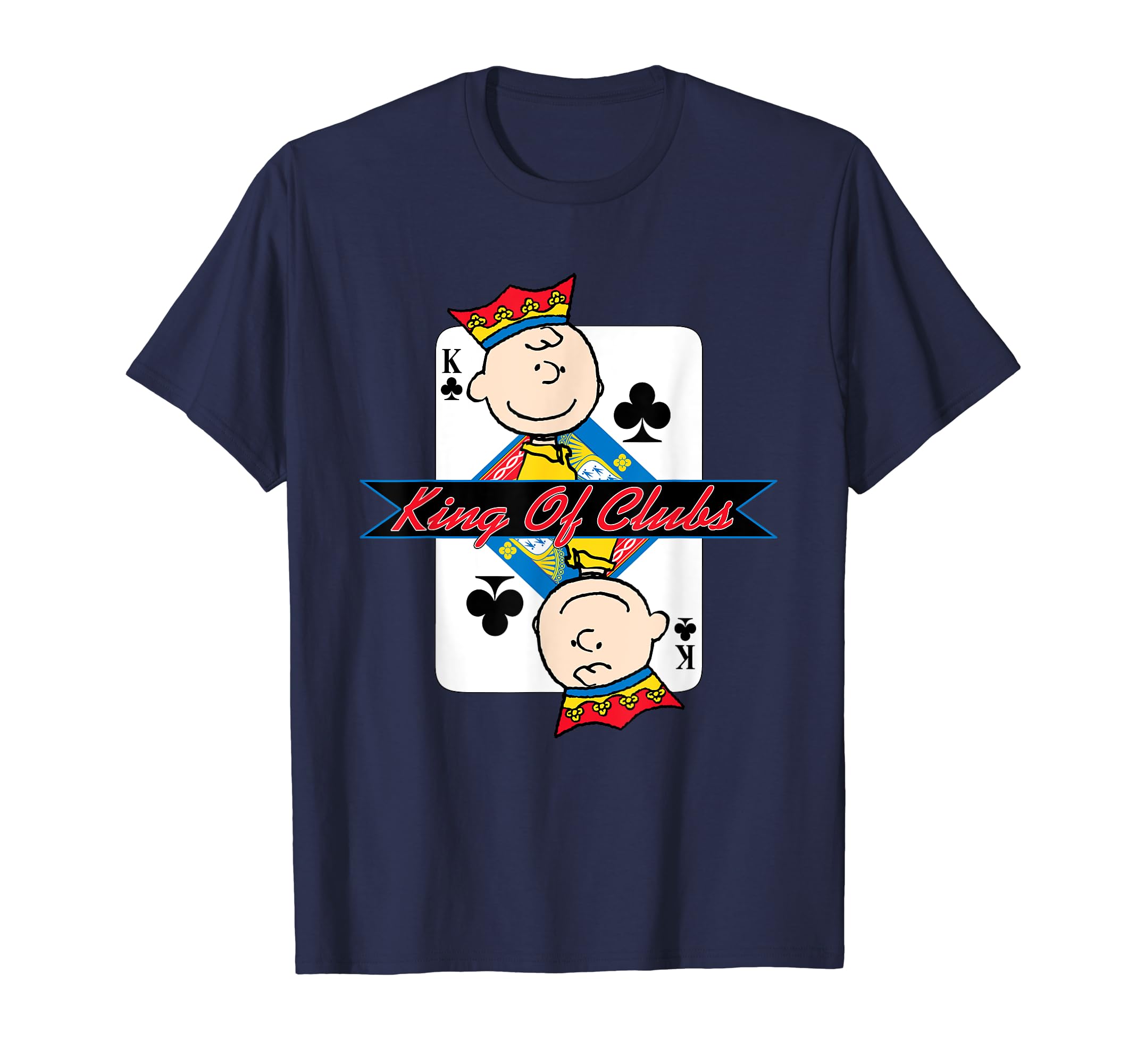 

Peanuts Charlie Brown King of Clubs T-shirt