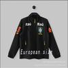 Unisex Long Sleeve Zip-Up Training Jacket Cotton Outdoor Sportswear Running Hiking Gym Cycling