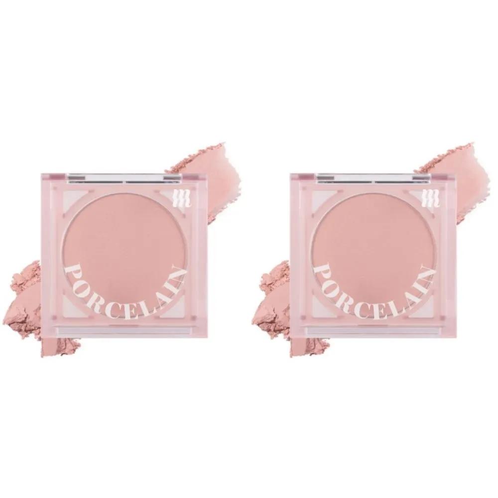 MERZY Porcelain Cheek Blusher PB04 Bloom Pink x2