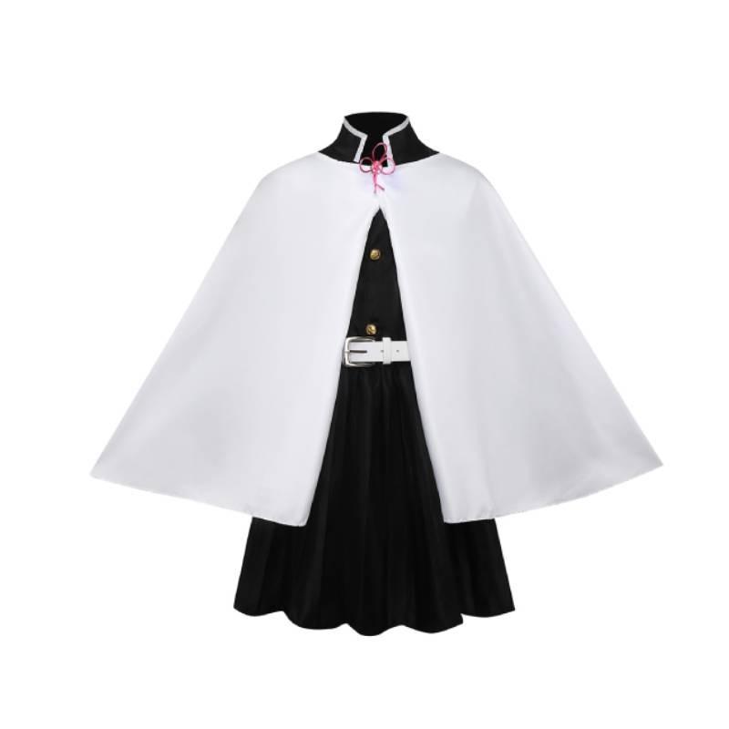 Demon Slayer Kimetsu No Yaiba Tsuyuri Kanao Costume With Casual Style And Linen Fabric For Youths
