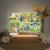 Personalized Glowing Acrylic Pet Portrait Luminous Artwork Custom with Pet Photo Text Soothing Memorial Keepsake for Pet Lovers