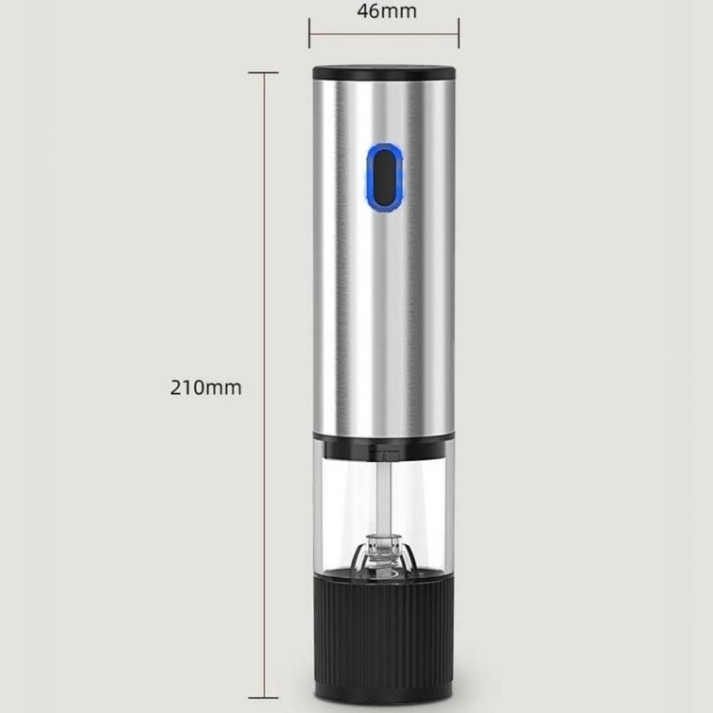 SMABAT Electric Salt & Pepper Grinder Stainless Steel 5-Level Adjustment Type-C Charging