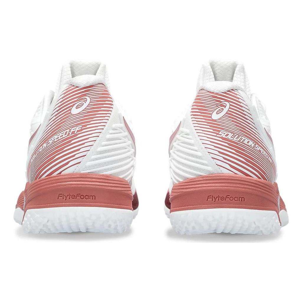New Asics Solution Speed FF 2 OC Cushioning Low Top Tennis Shoes Women's Red White 1042A135-105