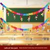 Kreative Back-to-School Cartoon Banner Dekoration für Klassenzimmer und Kindergärten
