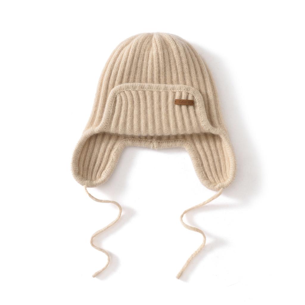Cashmere high-quality export to Russia thickened ear protector winter outdoor warm windproof bag head knitted hat