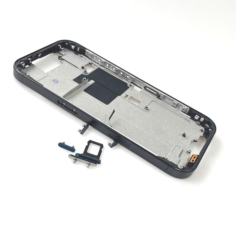 Pro iPhone 16 Pro Střední rám Rámeček Kryt Boční tlačítka Šasi Opravné náhradní díly