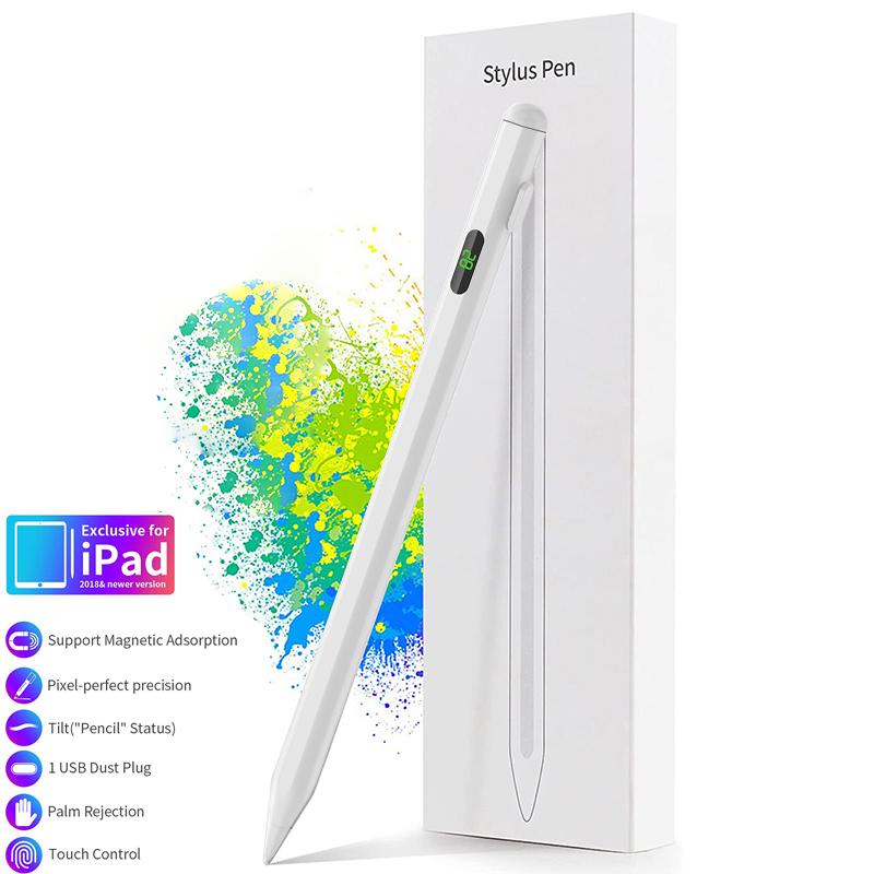 Dotykové pero pro iPhone iPad Touch Pen Kompatibilní s iPad 2018-2020 pro Apple Univerzální dotykové pero s digitálním displejem napájení
