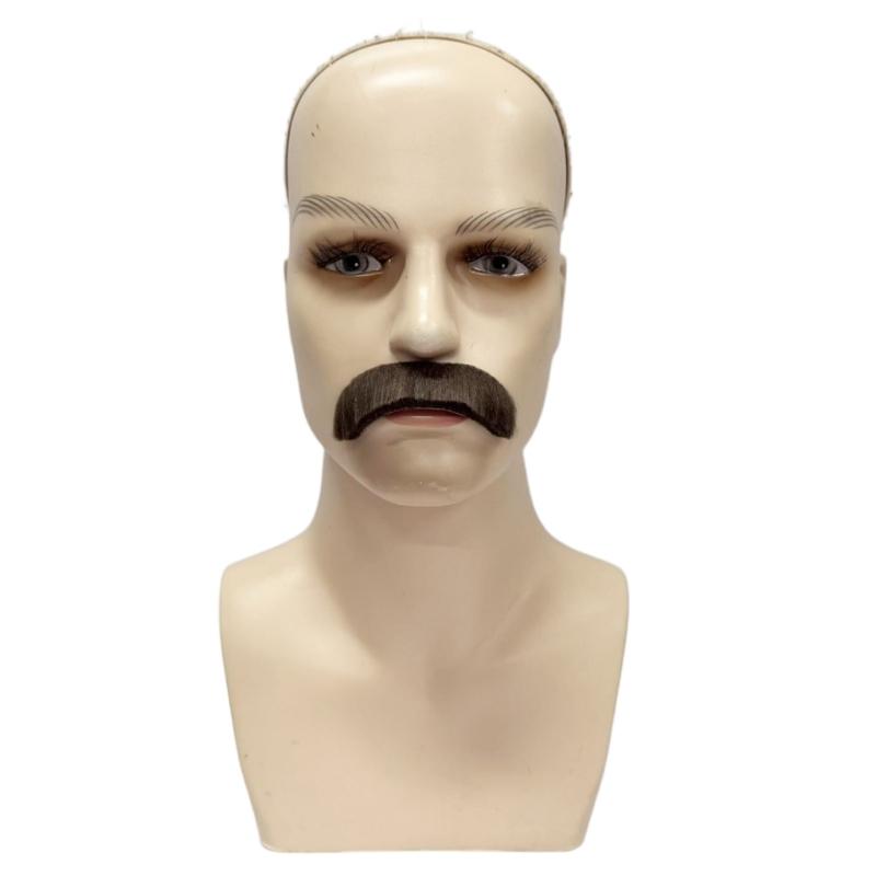Fake Mustaches Adhesive Novelties Hairy Beard Costume Facials Hair for Halloween Christmas Party Supplies Decorations