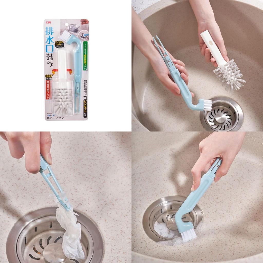 Head Double Sink Gap Cleaning Brush For Hard To Reach Areas In Kitchens