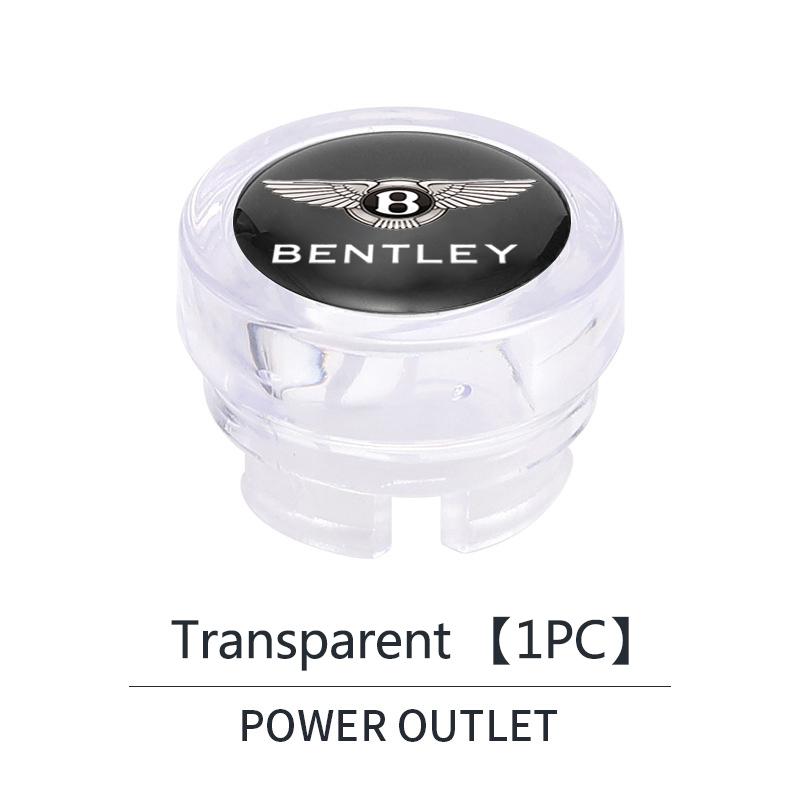 

Car Cigarette Lighter Plug Dust Cover Button Socket Protective Case for New Bentley Flying Spur Continental GT Bentayga Mulsanne прозрачный