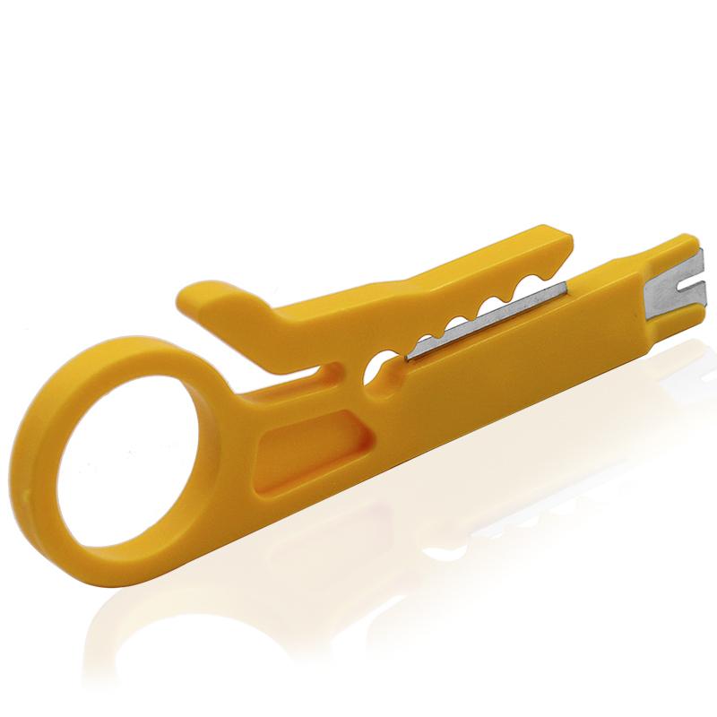 1 ks Odizolovací kleště Mini přenosný nůž Krimpovací kleště Krimpovací nástroj Odizolování kabelů Řezačka drátů Multifunkční nástroje Kapsa na řezací linie