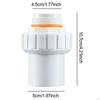 Pool Sand Pump Connector ,Water Tube Adapter, Easy To Use ,Swimming Accessories Joint ,