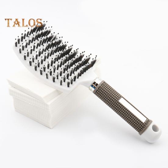 Belüftete Haarbürste, tragbar, antistatisch, dünn, dick, lockig, lang, nass, trocken, Paddelbürste für Frauen und Mädchen, Kopfhautmassage, Haarstyling, Entwirrungskamm