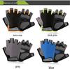 Men's and Women's Breathable Mesh Half-Finger Gloves for Sports, Weightlifting, Cycling, and Driving.