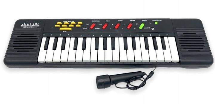 Keyboard Duży Dla Dzieci Pianino Organy Pianinko + Mikrofon