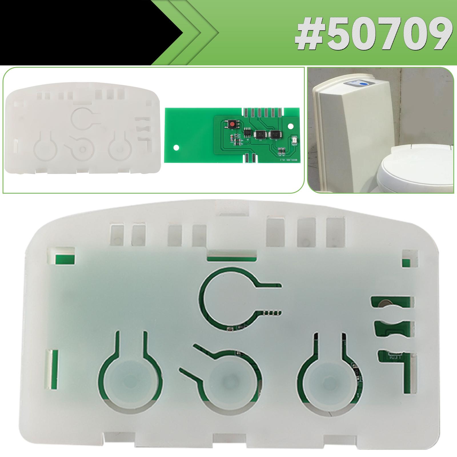 Thetford Cassette Toilet Flushing Switch Panel Printed Circuit Board For Thetford C250 C260 C262 SN - 50709 Campervan & Caravan verde/bianco