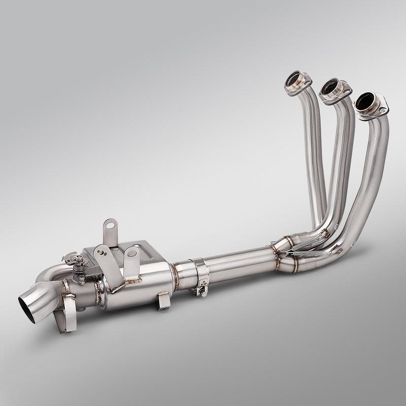 slip on Front Connect Link Pipe for CFMOTO 675SR 675SR-R 675SRR Dua lchannel valve exhaust Connect to the original car exhaust