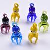 Funny Sea Animal Glass Charm Octopus Pendant Charms For Jewelry Making Supplies Handmade Materials To Make Keychain DIY Earrings