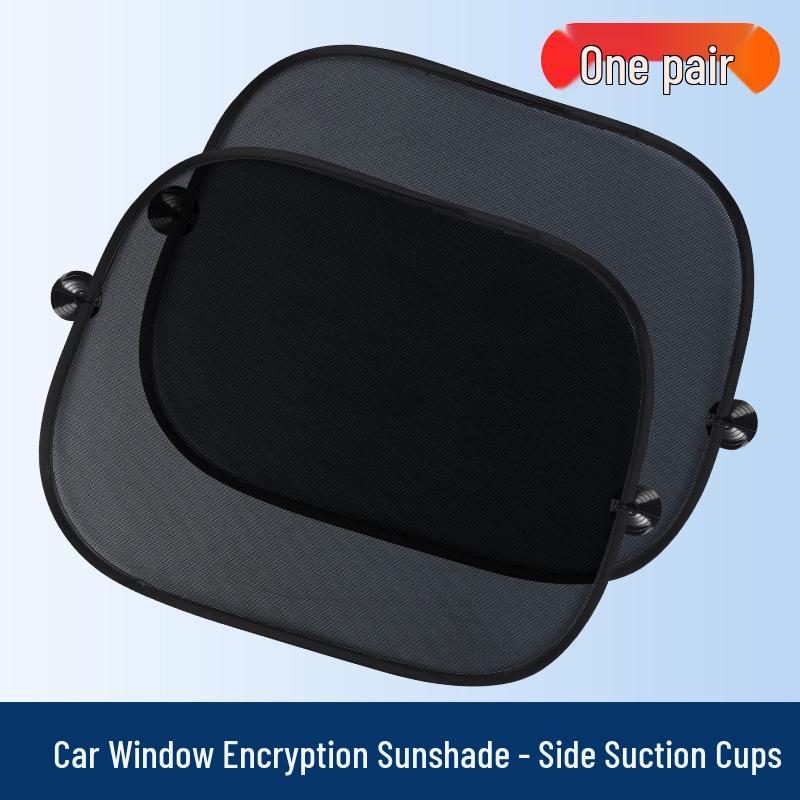 

Car Window Mesh Sunshade with Suction Cups - Heat Insulation for Side Windows