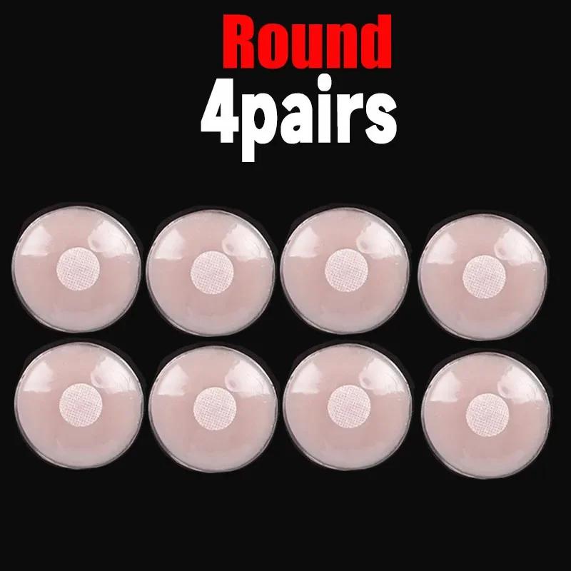 20/2pcs Women Invisible Nipple Cover Stickers Self-adhesive Chest Breast Petals Silicone Lift Up Paddings Reusable Patch Bra