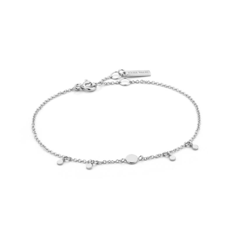 ANIA HAIE Geometry Drop Disc 925 Silver Bracelet B005-03